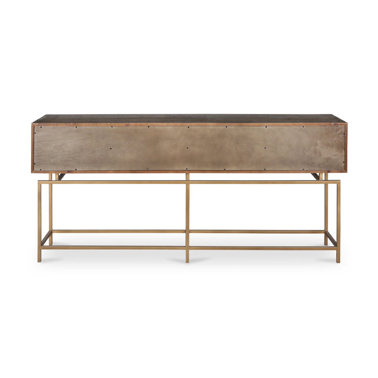Brass Finish Console Table | OROA