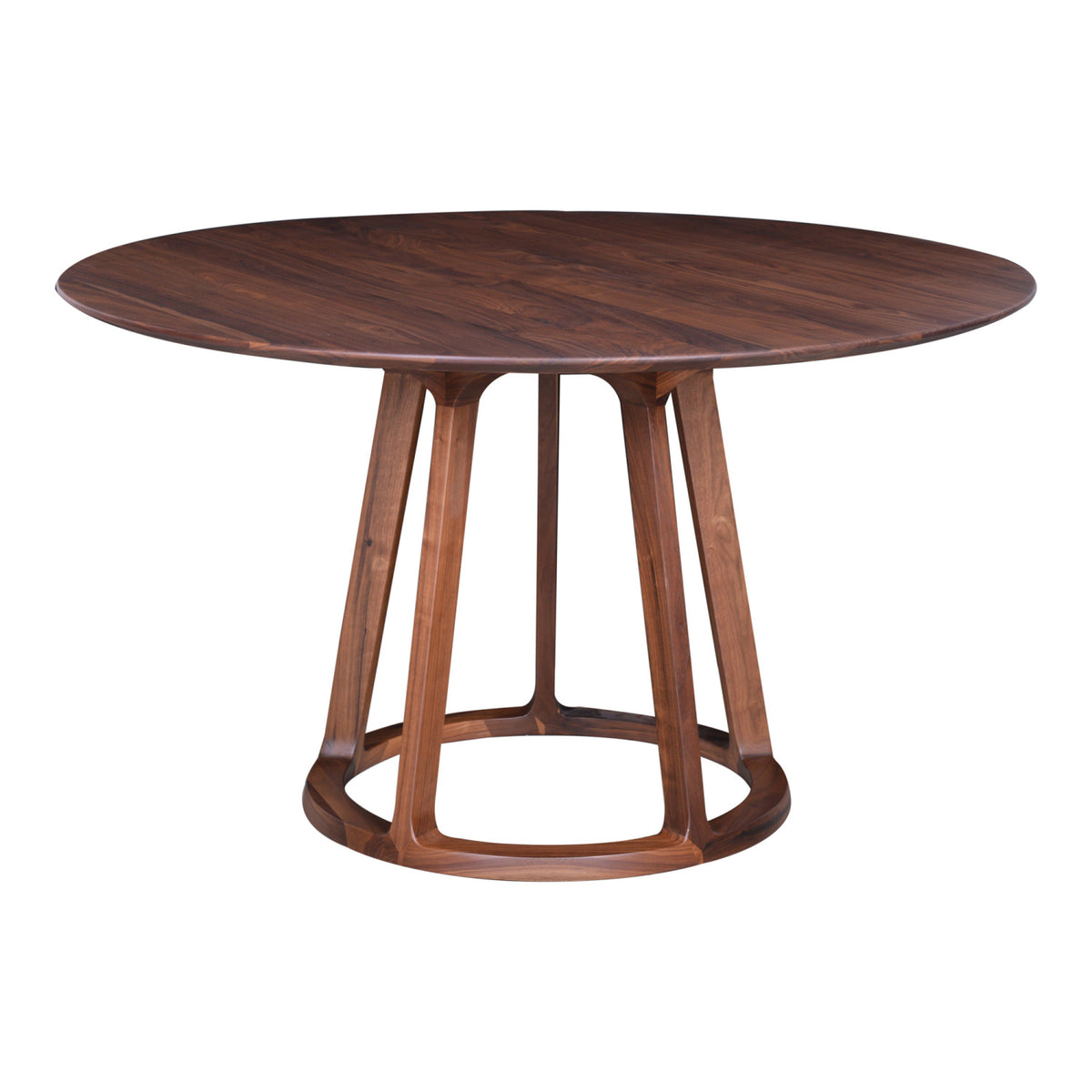 Solid Round American Walnut Dining Table | OROA