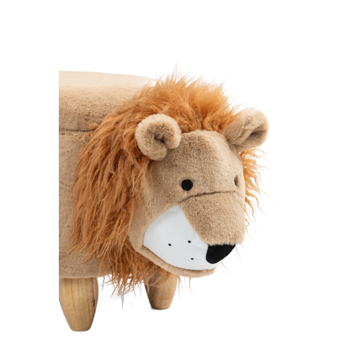 Luke the Lion Storage Ottoman | OROA Kids
