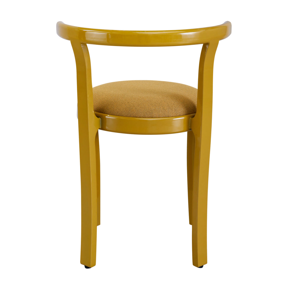 Modern European furniture - Yellow Modern Barrel Back Upholstered Dining Chair (2) | OROA - www.oroa.com
