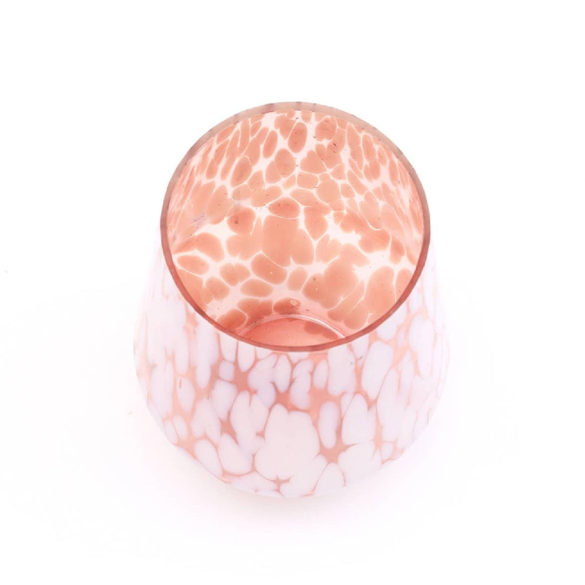 White Sputter Glass Hurricane by OROA