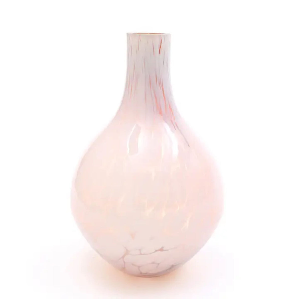 White Splutter Glass Vase | OROA