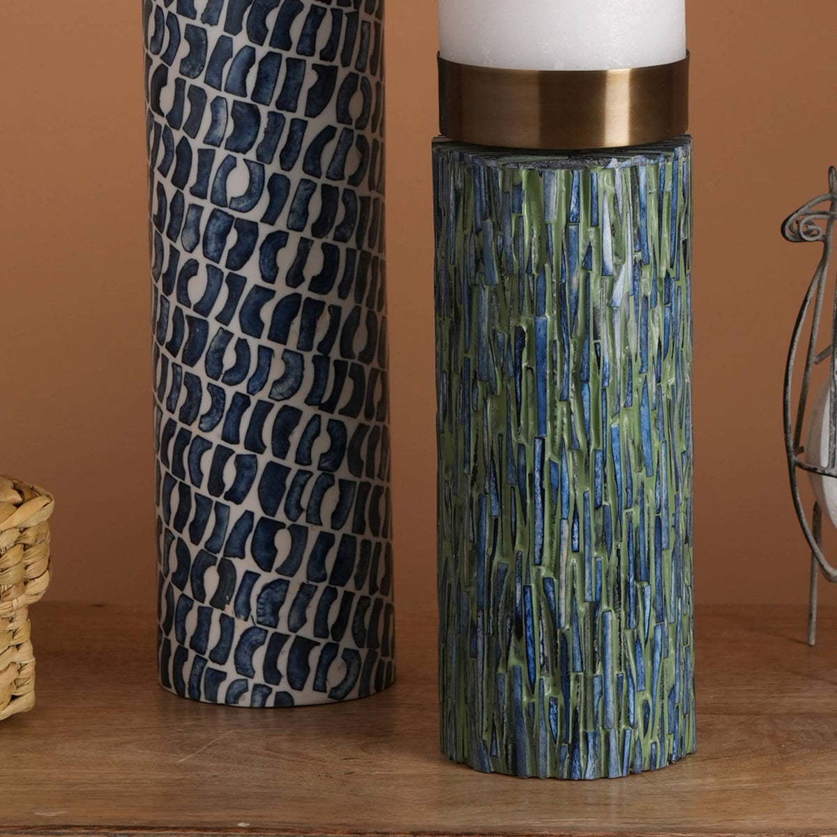 Modern European furniture - Elegant Handcrafted Candle Stand - www.oroa.com