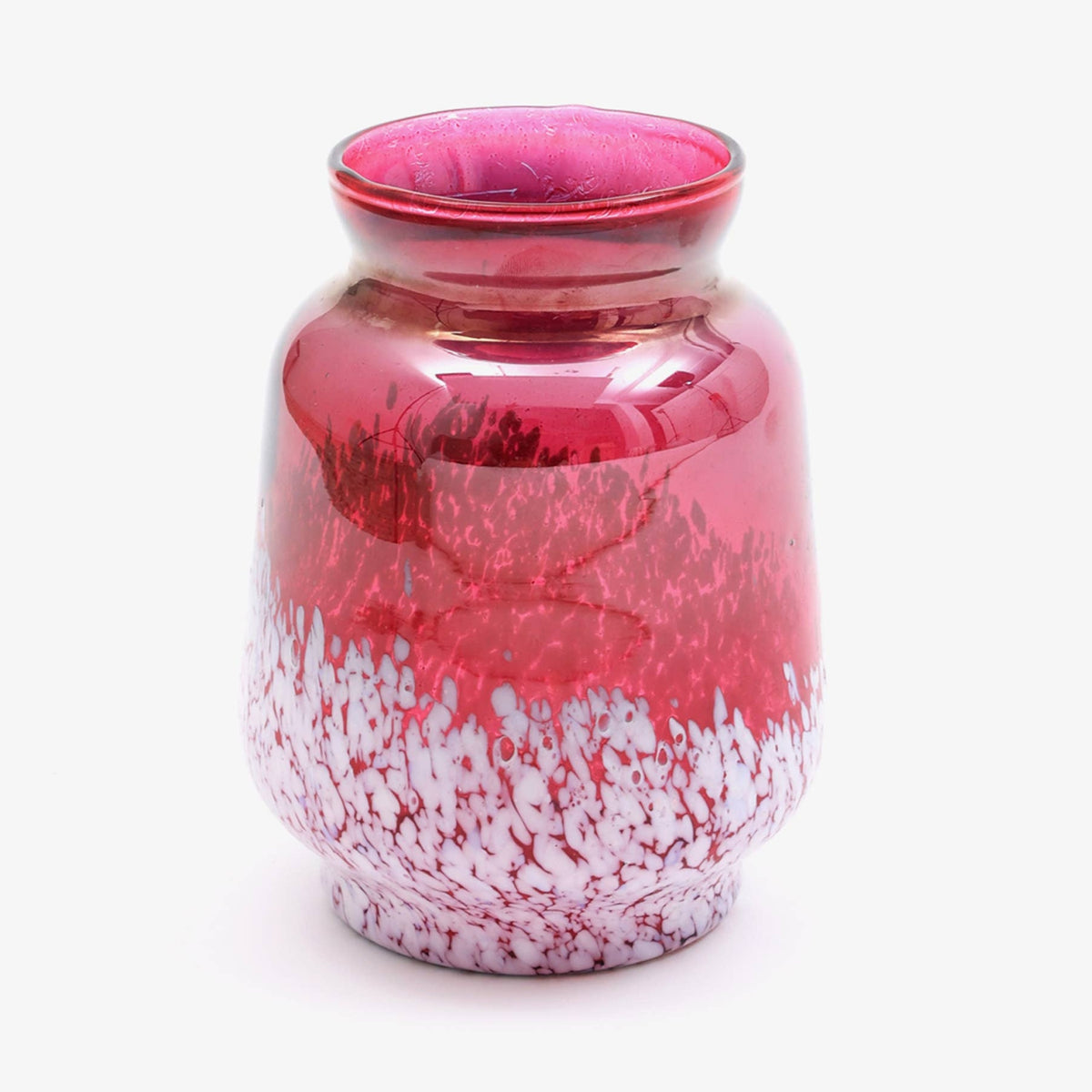 Pink Splutter Glass Vase | OROA