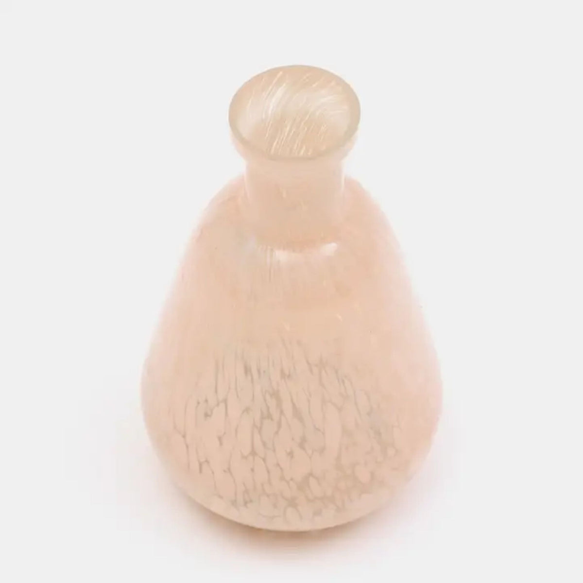 Ivory Splutter Glass Vase | OROA