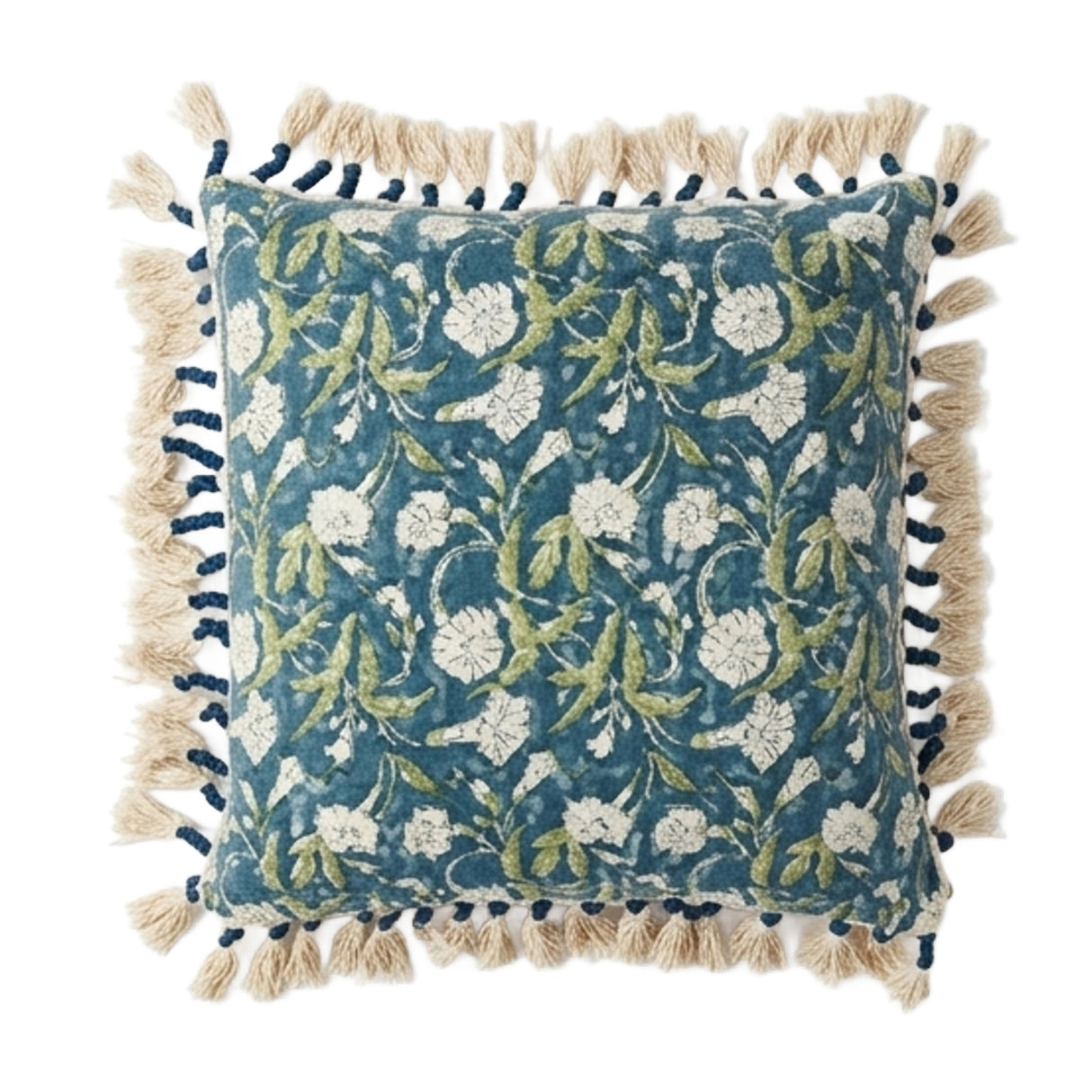 Floral Printed Throw Pillow | OROA