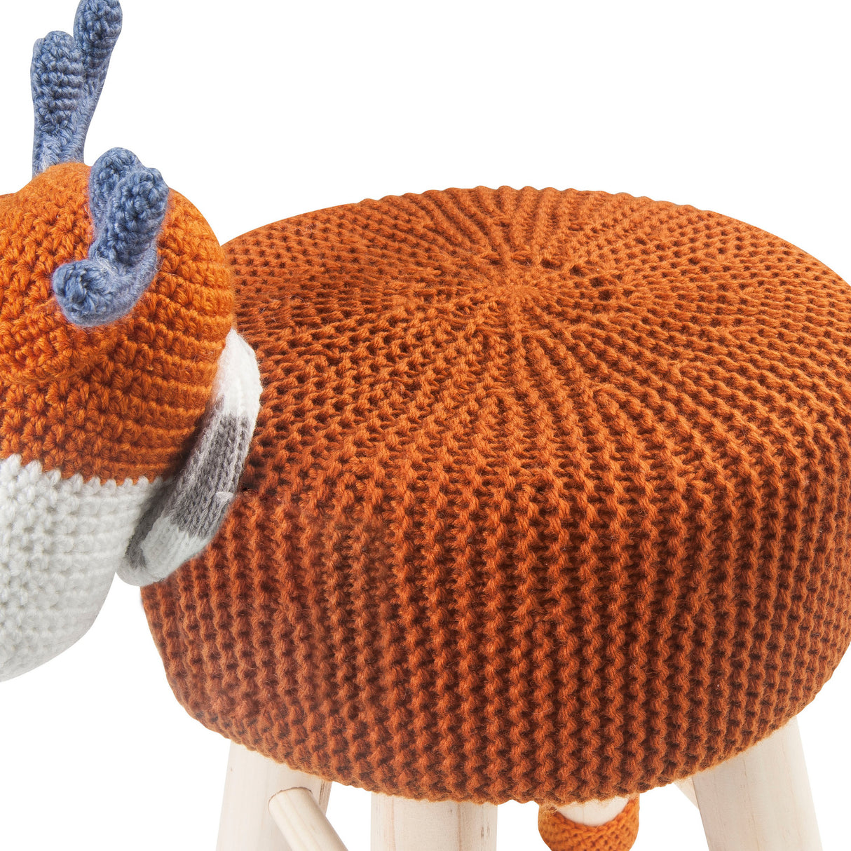 Upholstered Cute Deer Ottoman | OROA Kids