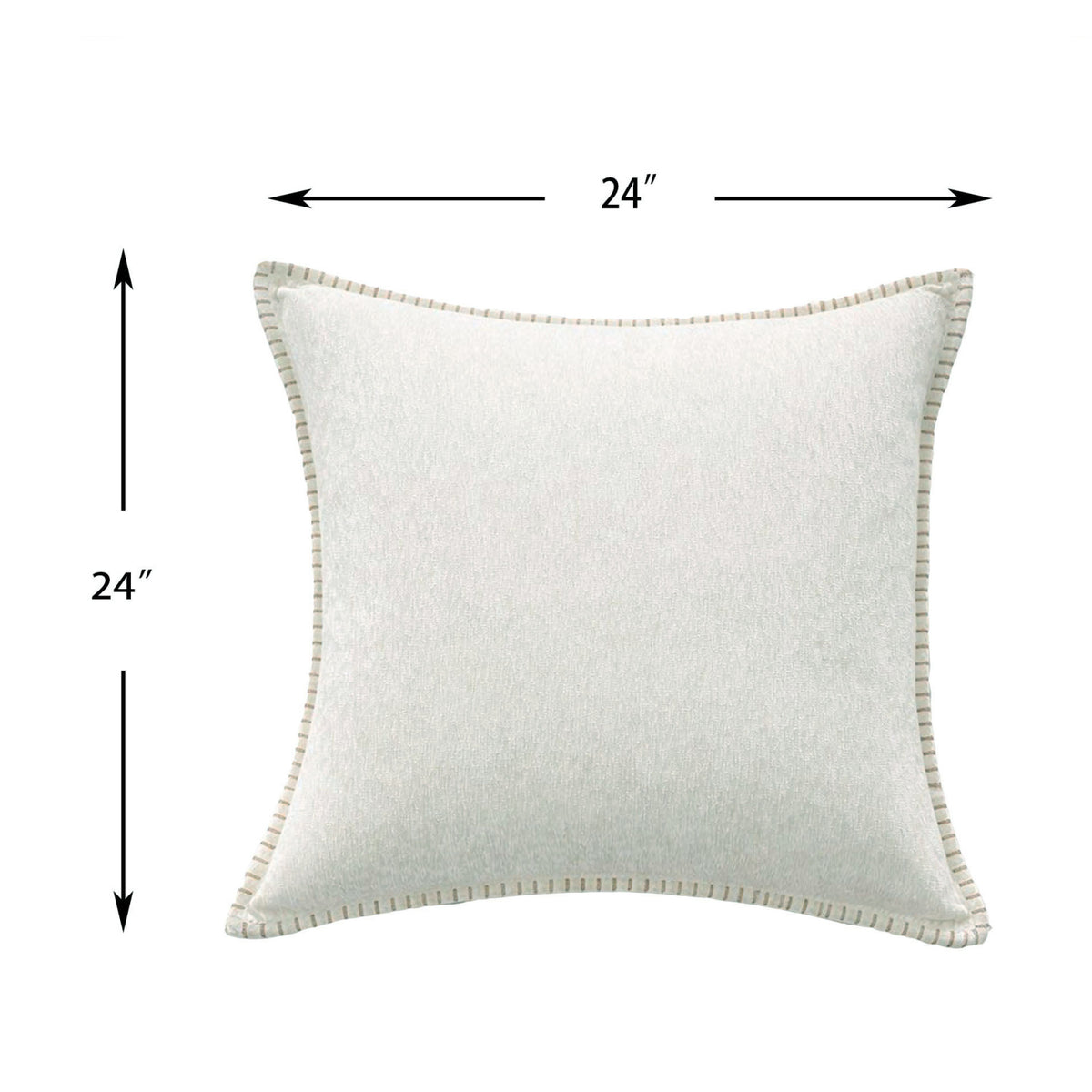 Modern European furniture - White Textured Throw Pillows (2) - www.oroa.com