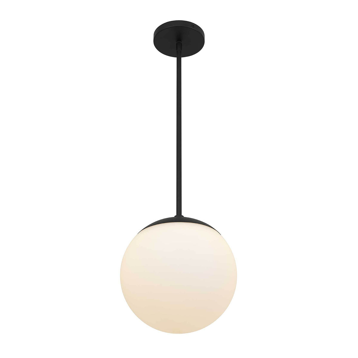 White Glass Globe Pendant Light | OROA
