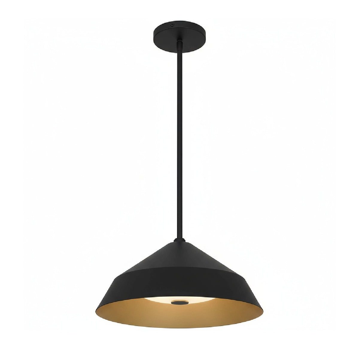 Integrated LED Black Pendant Lamp | OROA