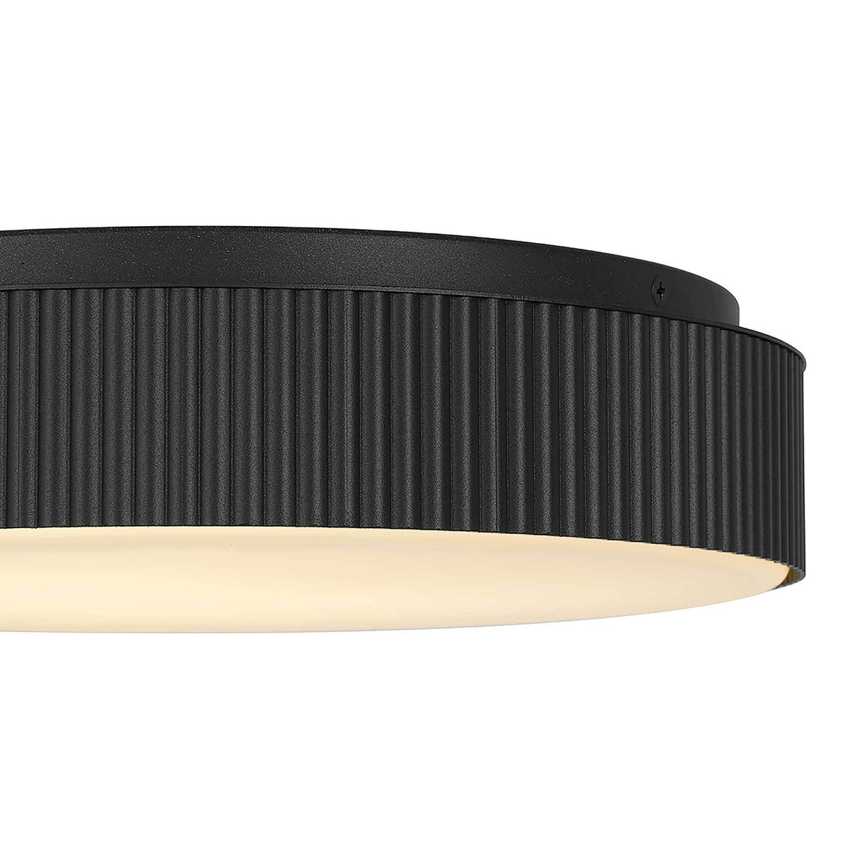13" Black LED Flush Mount Ceiling Lamp | OROA