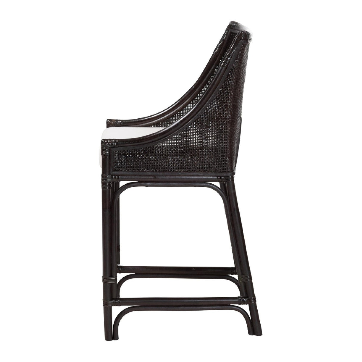 Modern European furniture - Rattan Sloped-Arm Counter Stool - www.oroa.com
