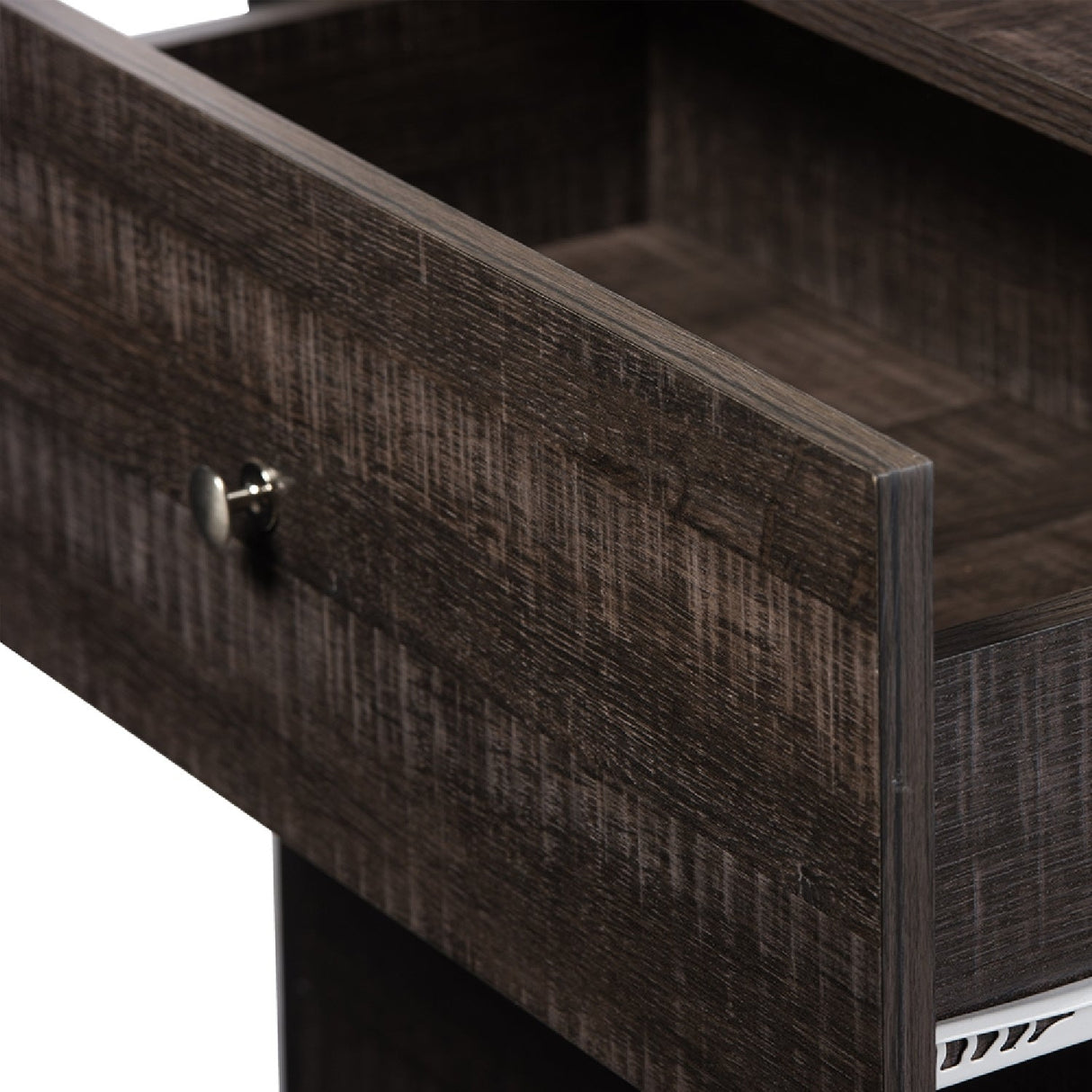 Modern European furniture - Brown Wooden 3-Drawer Chest - www.oroa.com