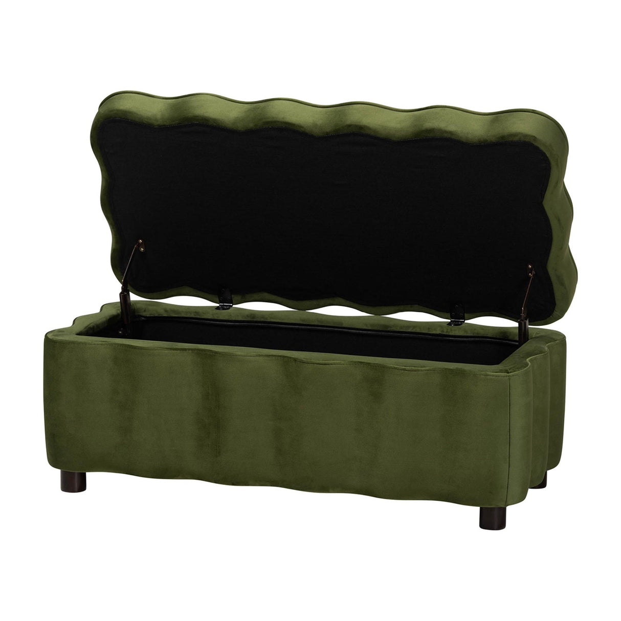 Modern European furniture - Velvet Storage Bench - www.oroa.com