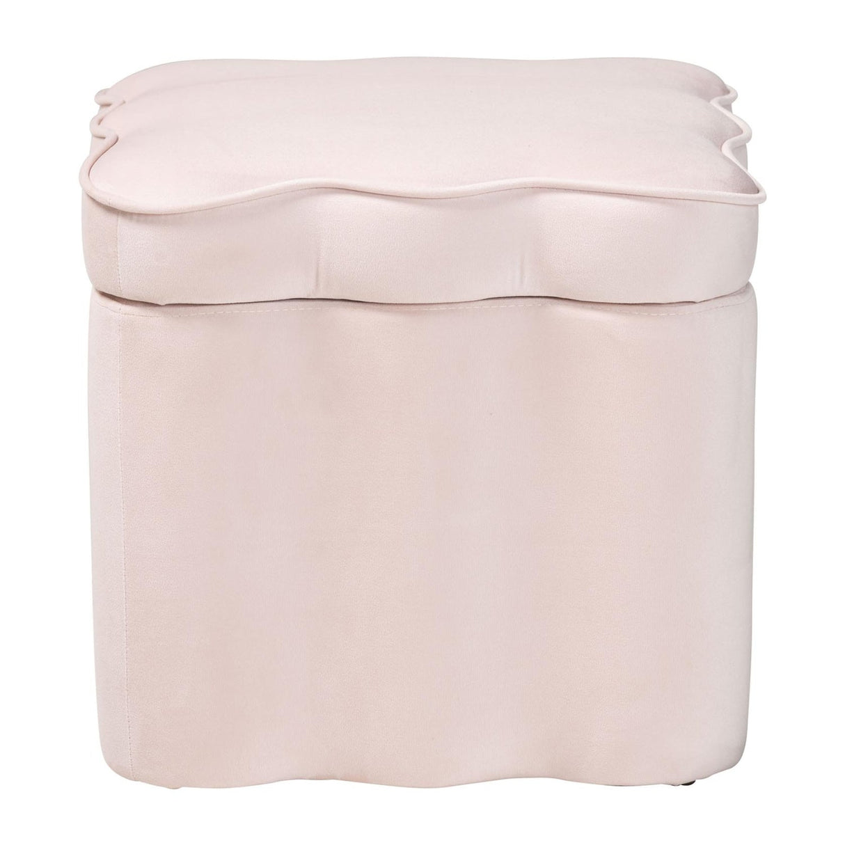 Modern European furniture - Scalloped Storage Ottoman - www.oroa.com