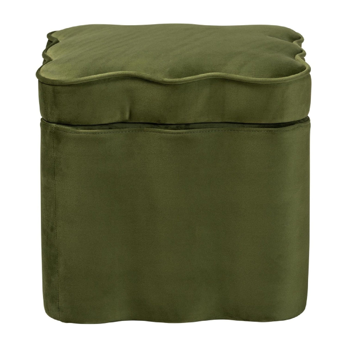 Modern European furniture - Scalloped Storage Ottoman - www.oroa.com