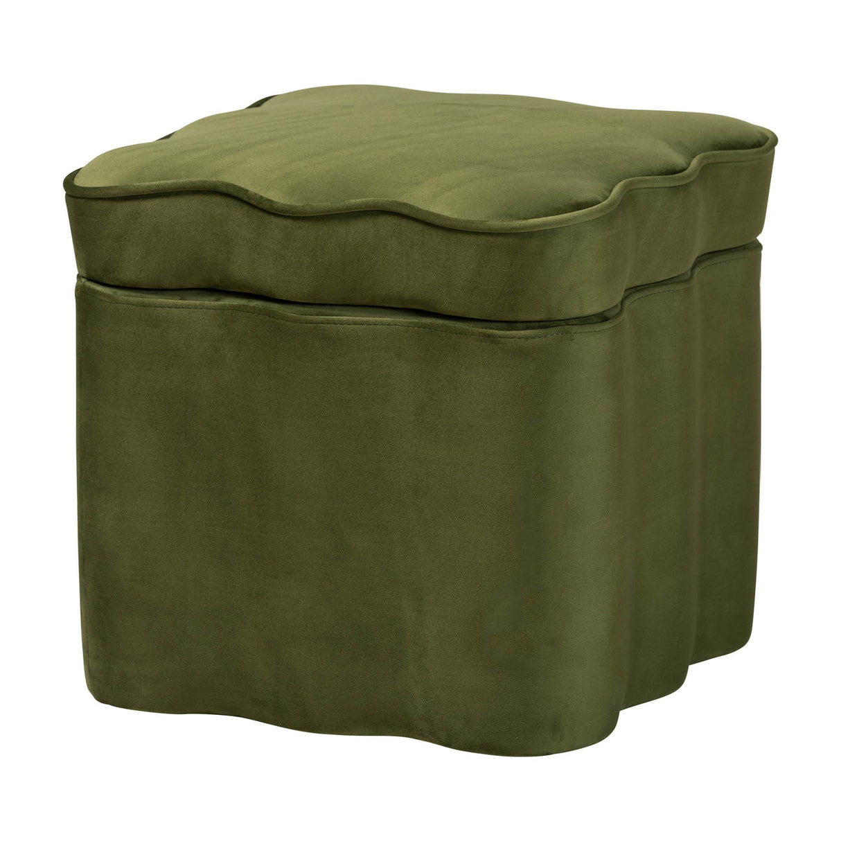 Modern European furniture - Scalloped Storage Ottoman - www.oroa.com | Oroa.com