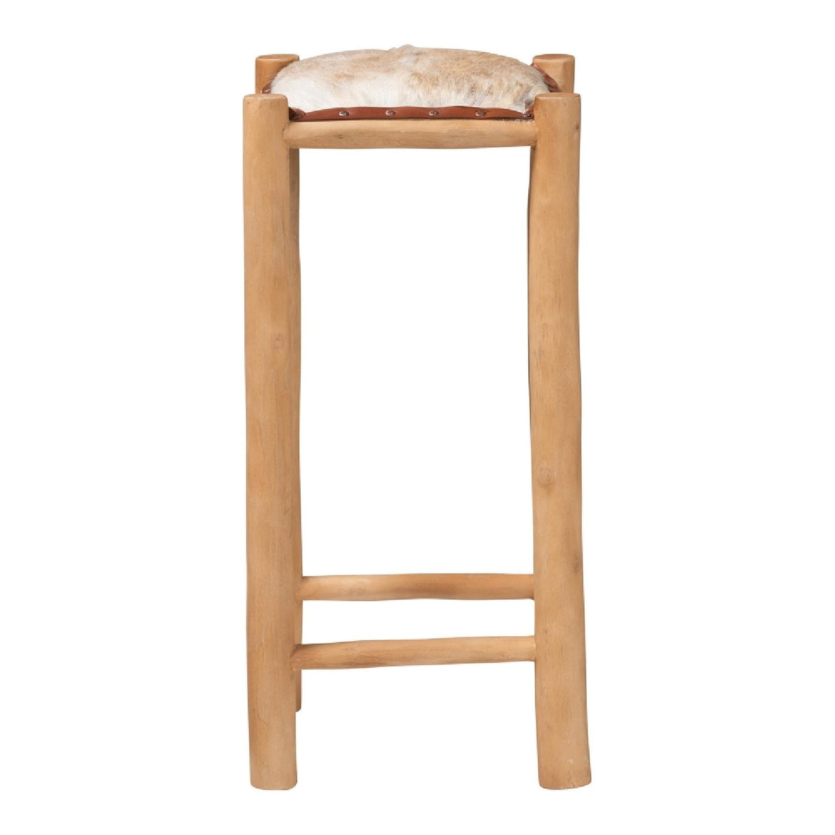 Modern European furniture - Rustic Teak Bar Stool - www.oroa.com