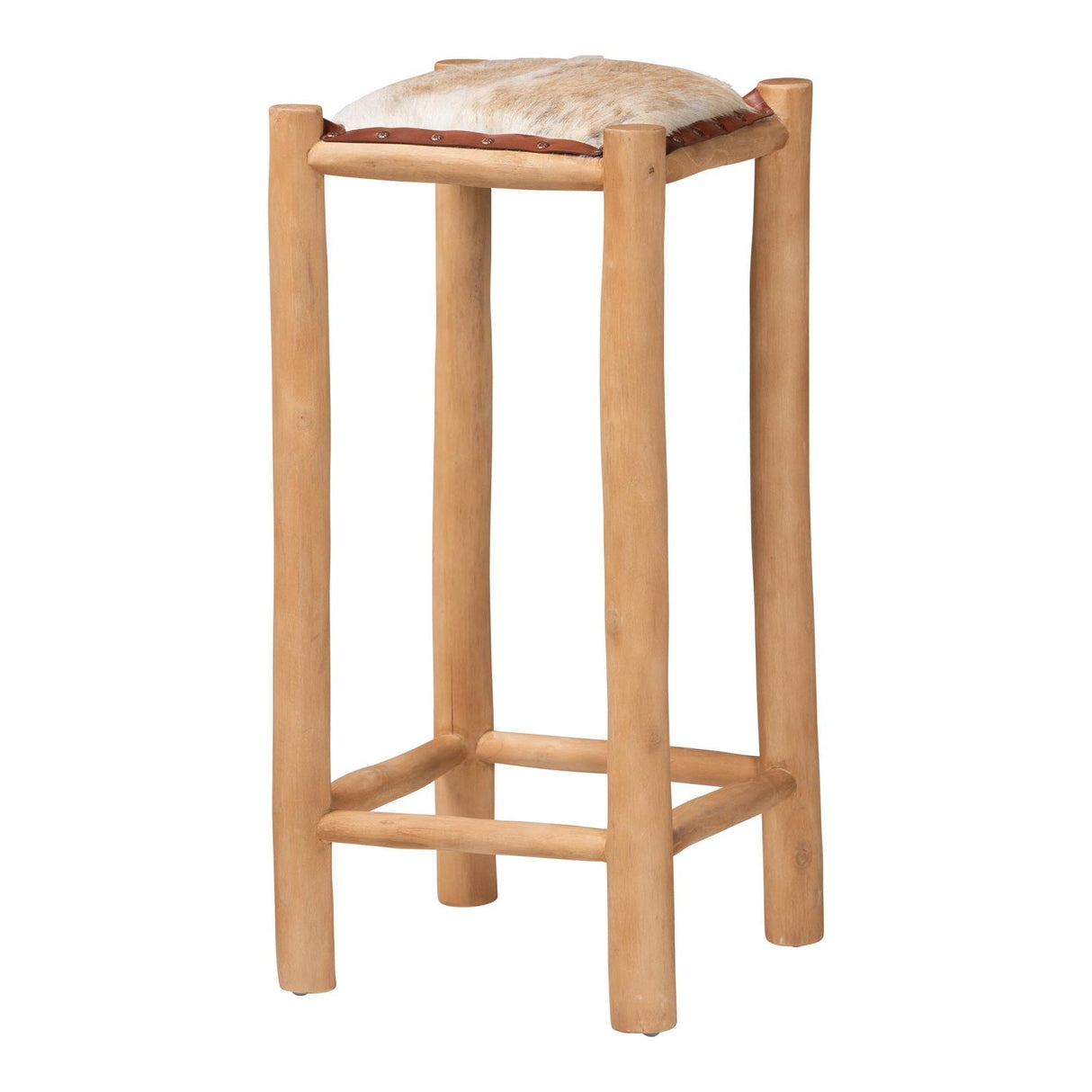 Modern European furniture - Rustic Teak Bar Stool - www.oroa.com