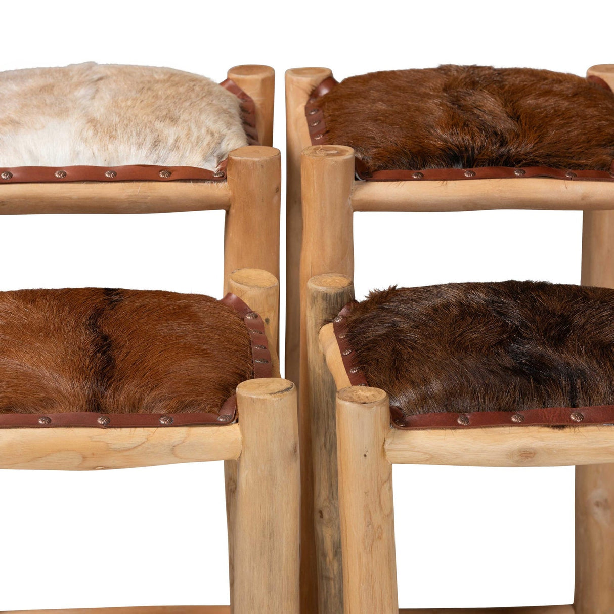 Modern European furniture - Rustic Teak Bar Stool - www.oroa.com