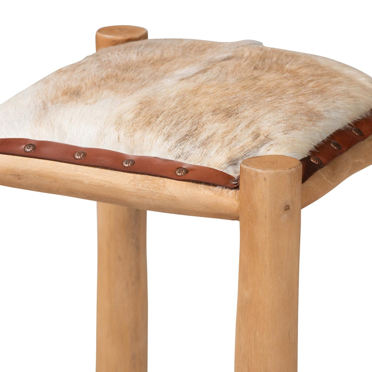 Modern European furniture - Rustic Teak Bar Stool - www.oroa.com