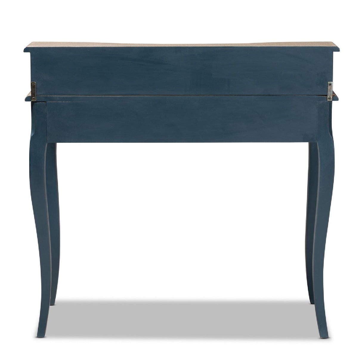 Modern European furniture - Blue Wooden Accent Writing Desk - www.oroa.com