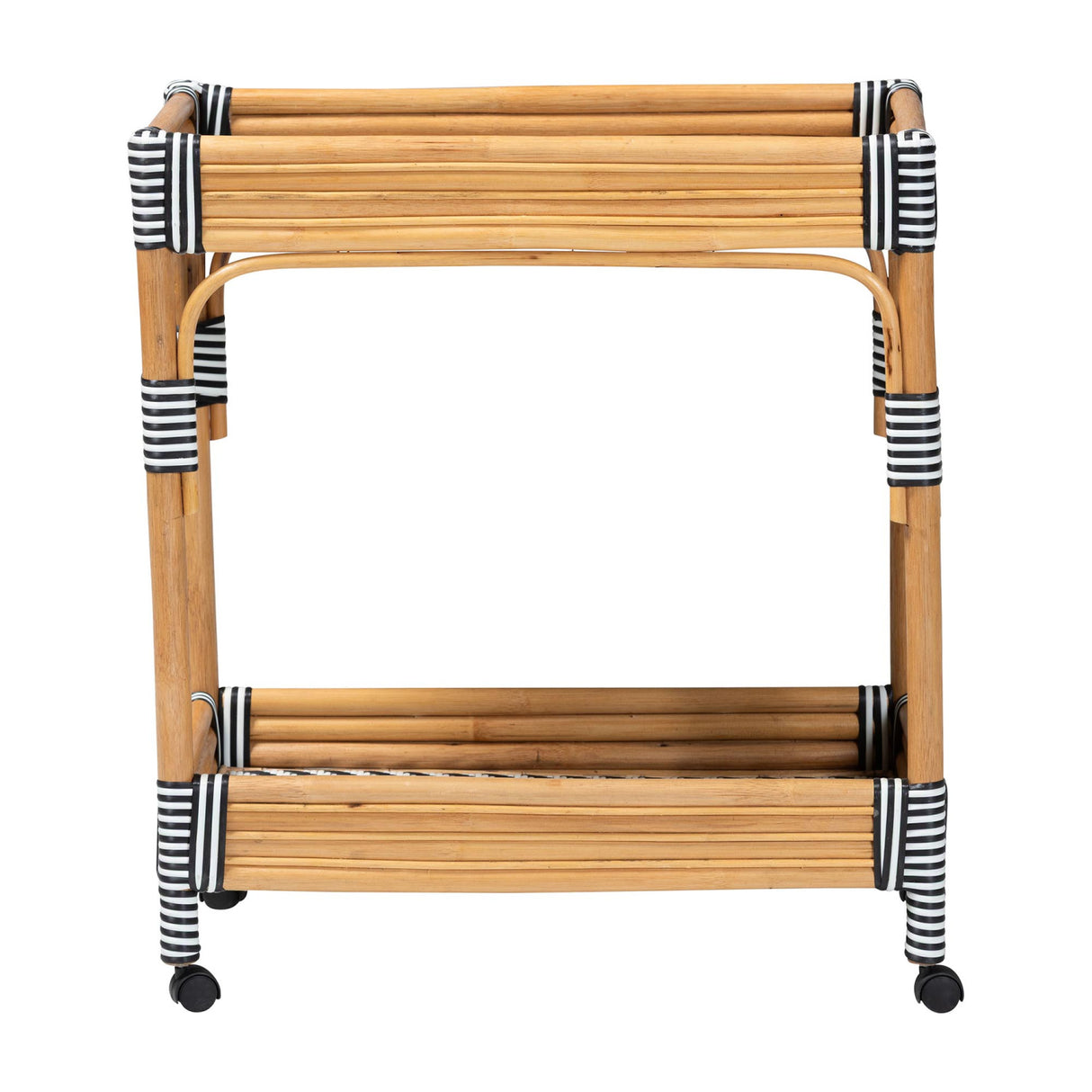 Modern European furniture - Natural Rattan Indoor/Outdoor Kitchen Cart - www.oroa.com