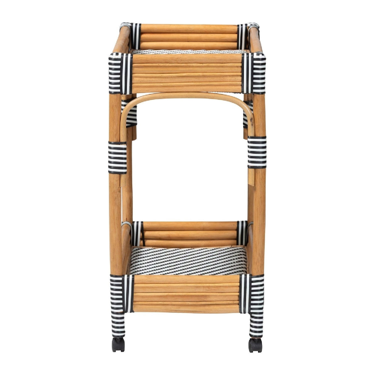 Modern European furniture - Natural Rattan Indoor/Outdoor Kitchen Cart - www.oroa.com