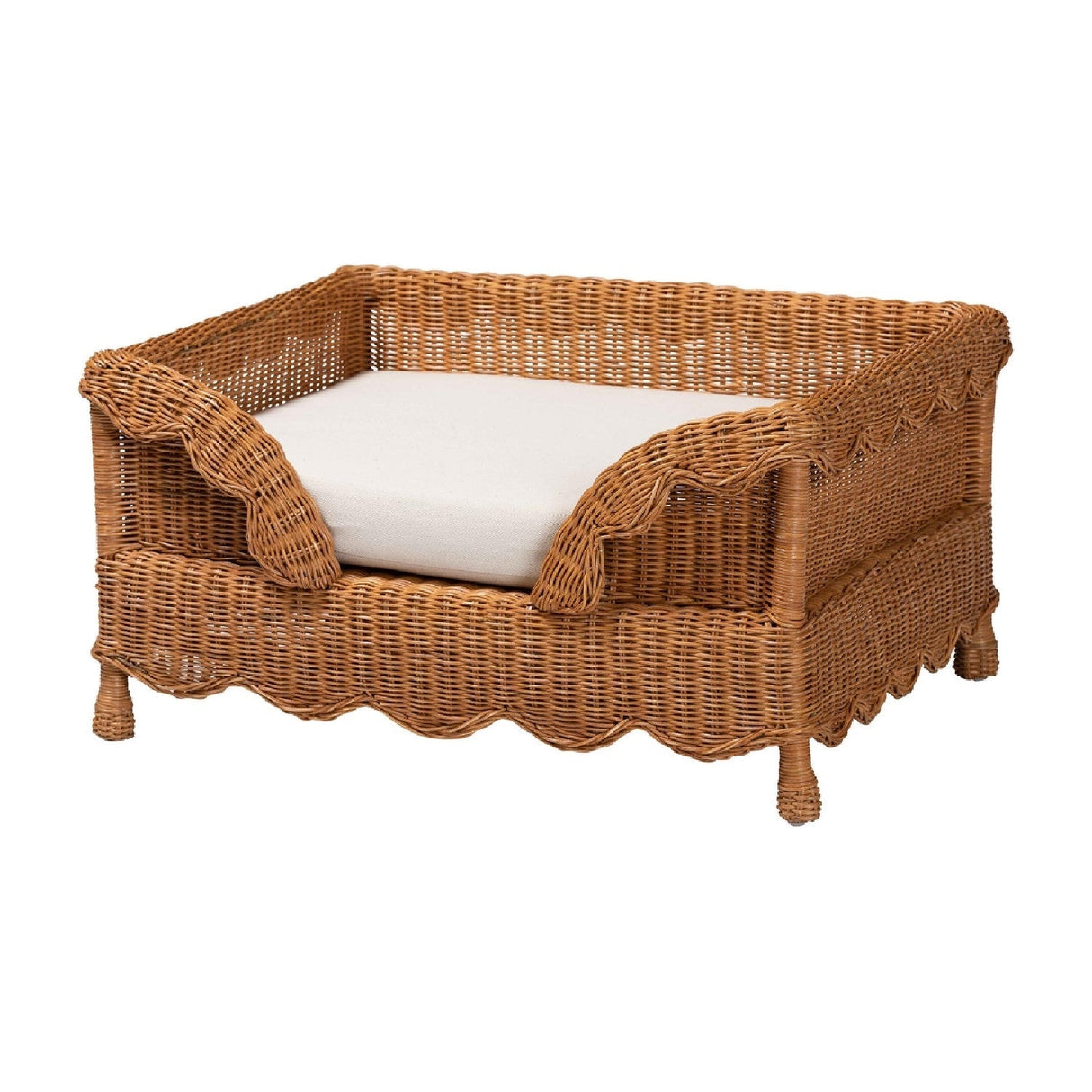 Modern European furniture - Natural Rattan Pet Bed - www.oroa.com