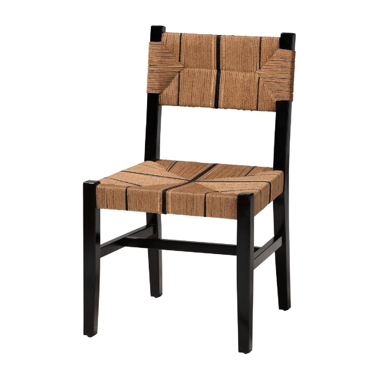 Modern European furniture - Black Mahogany Bohemian Dining Chair - www.oroa.com