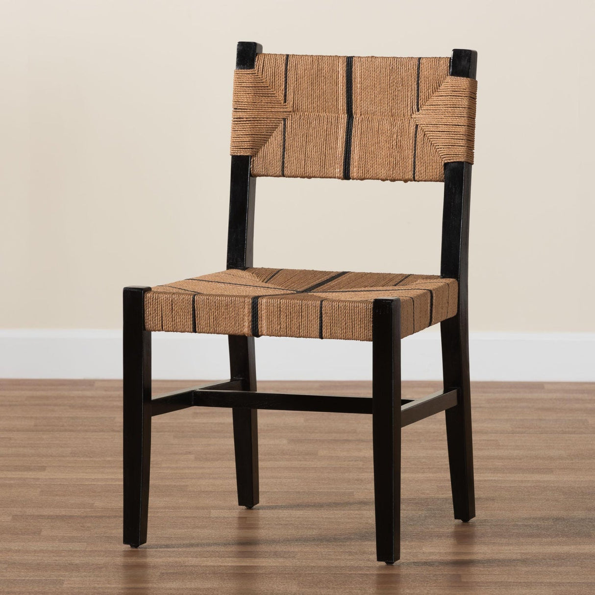 Modern European furniture - Black Mahogany Bohemian Dining Chair - www.oroa.com