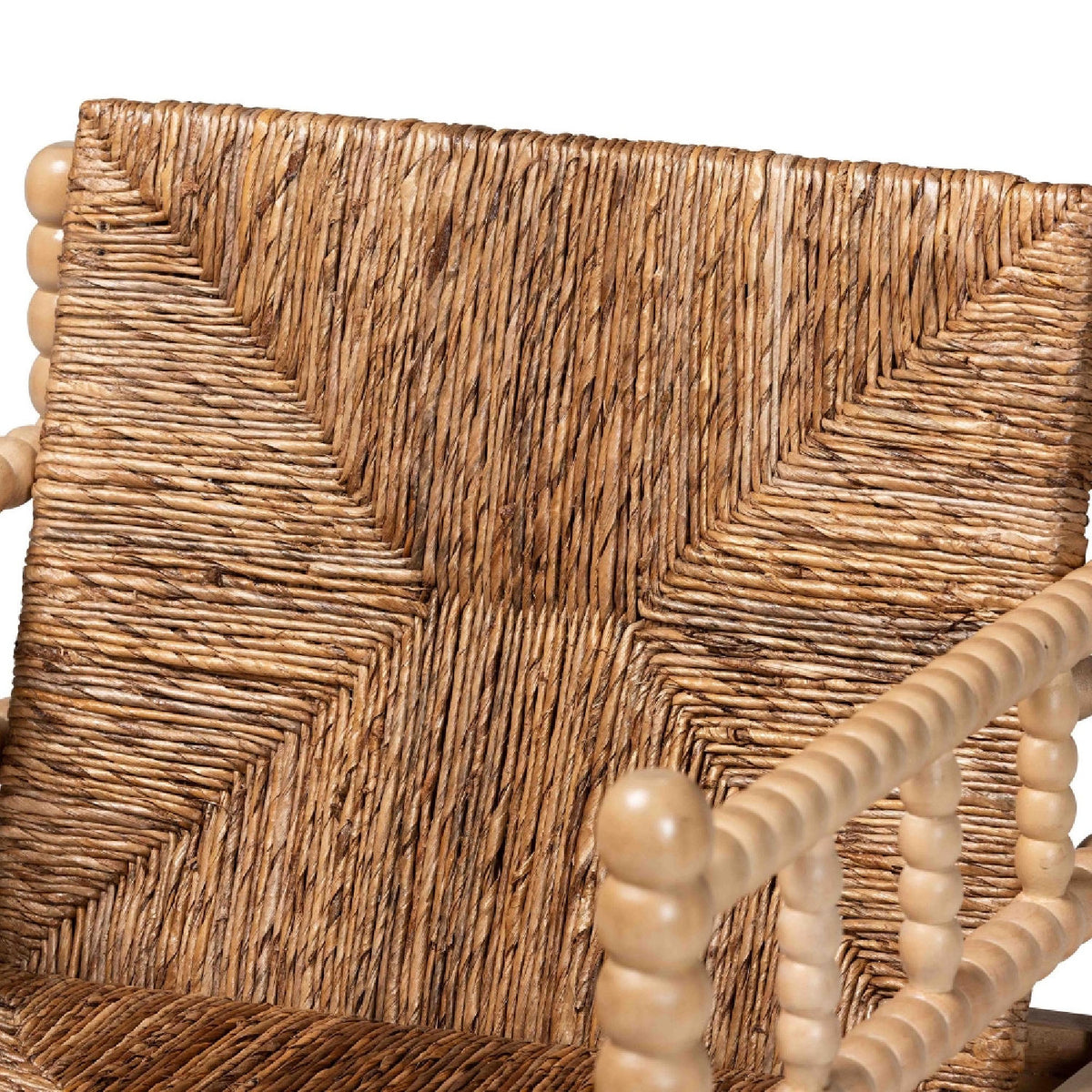 Woven Seagrass Bobbin Armchair | Bali Loom Dolores