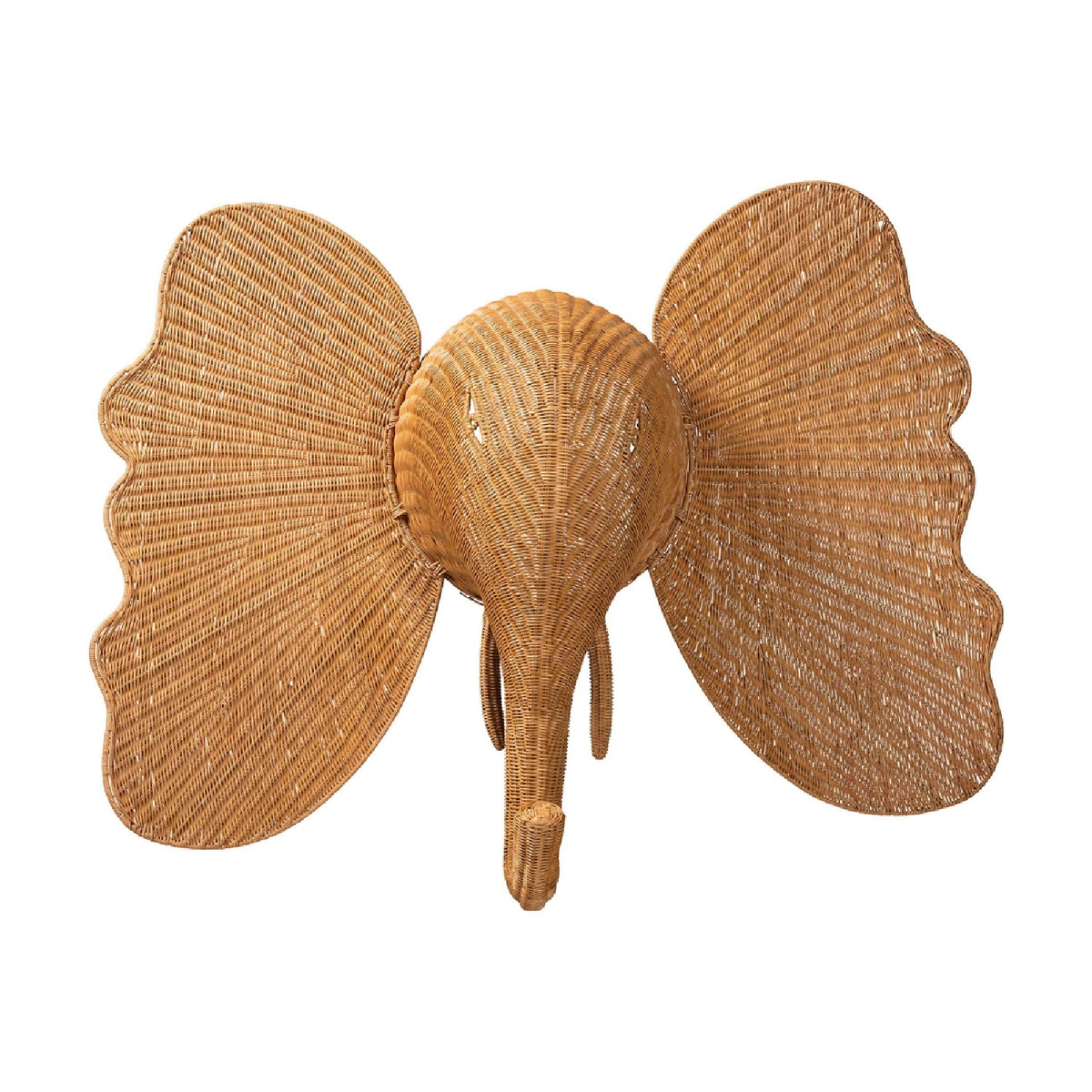Rattan Elephant Wall Decor | OROA Kids Elissa