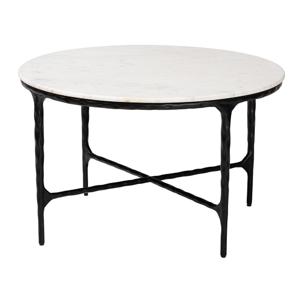 Modern European furniture - Round White Marble Coffee Table - www.oroa.com