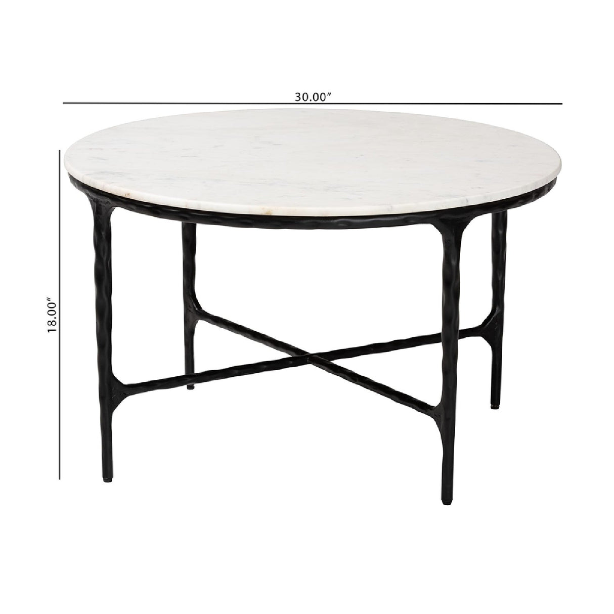 Modern European furniture - Round White Marble Coffee Table - www.oroa.com
