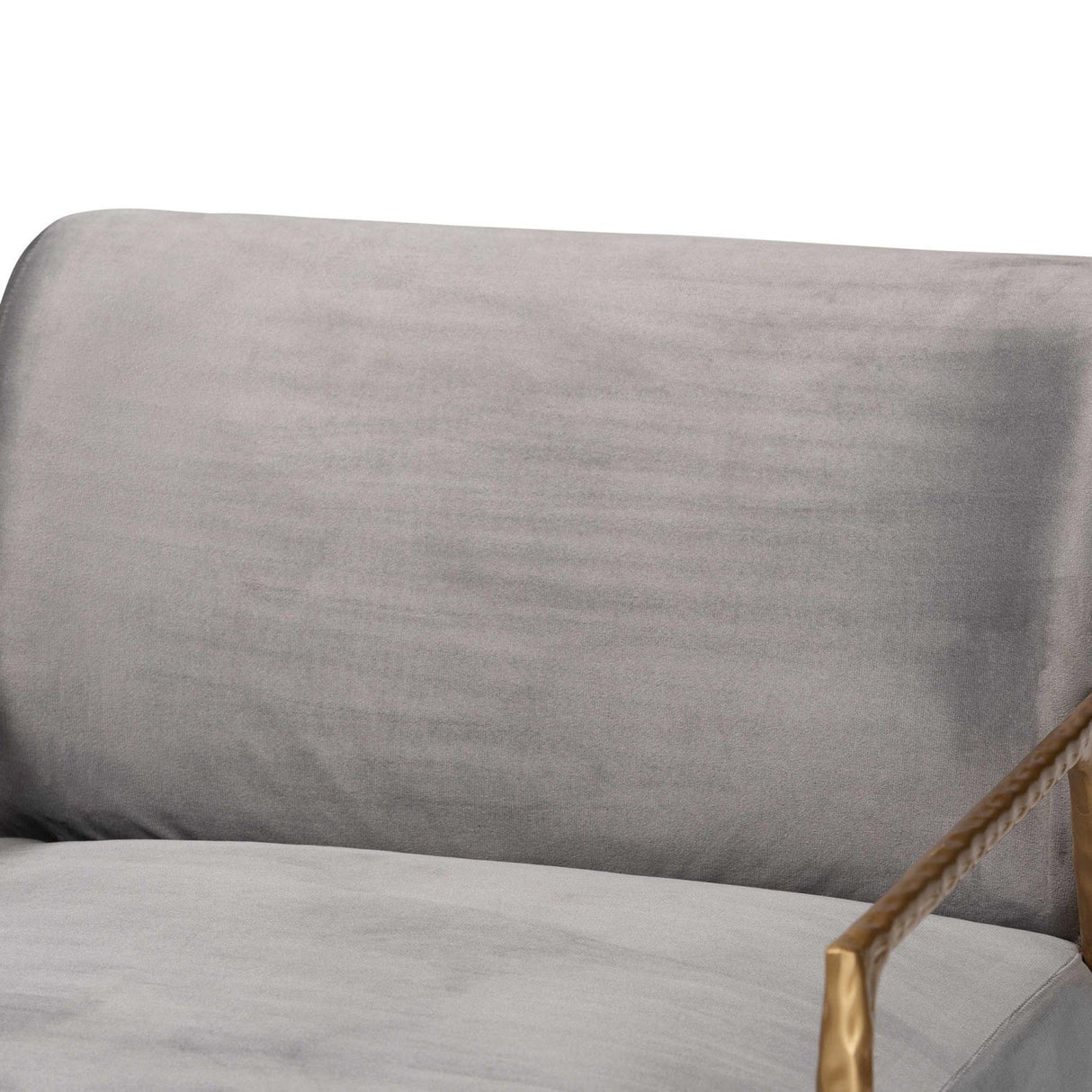 Modern European furniture - Gray Velvet Lounge Chair - www.oroa.com
