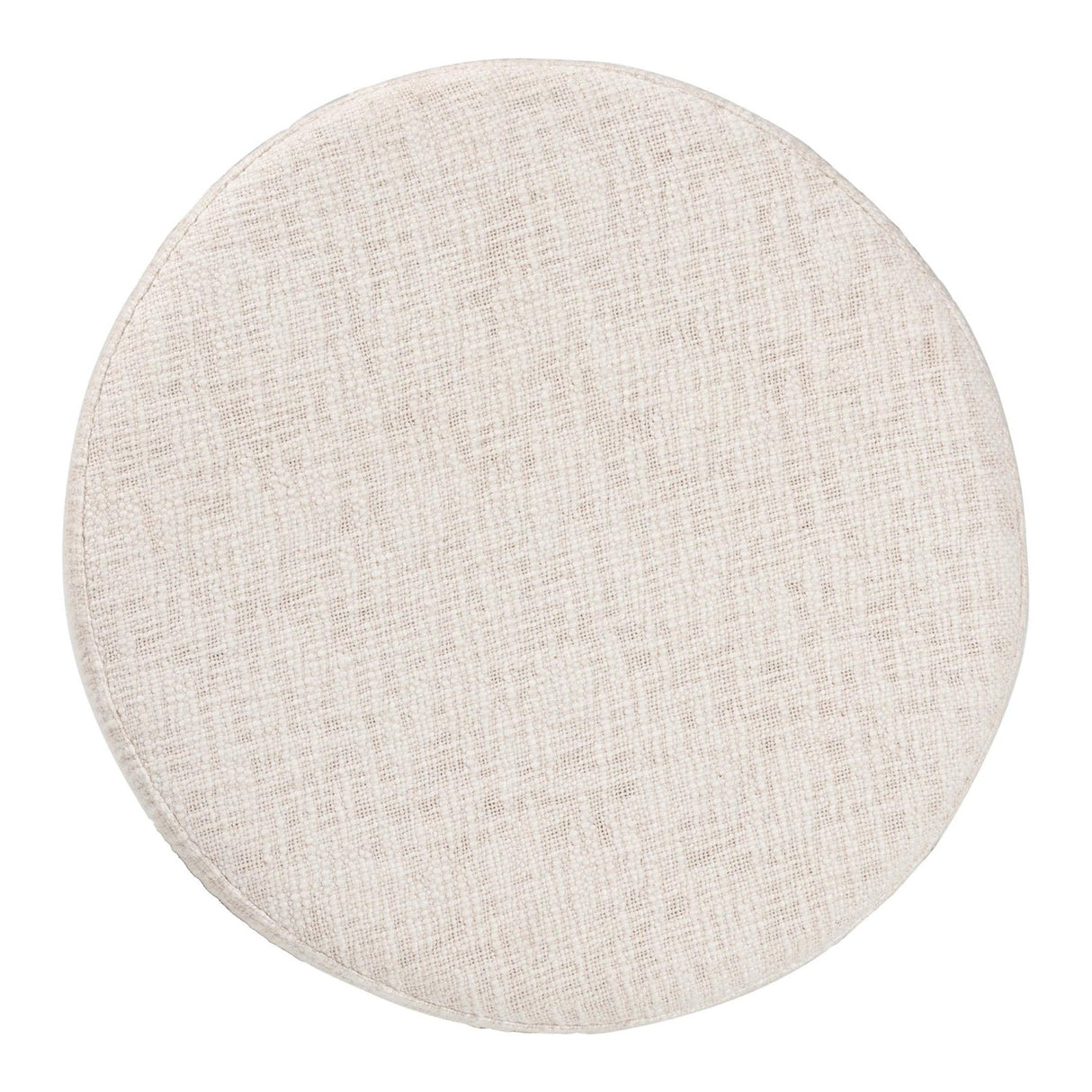 Modern European furniture - Round Fabric Cushioned Ottoman - www.oroa.com
