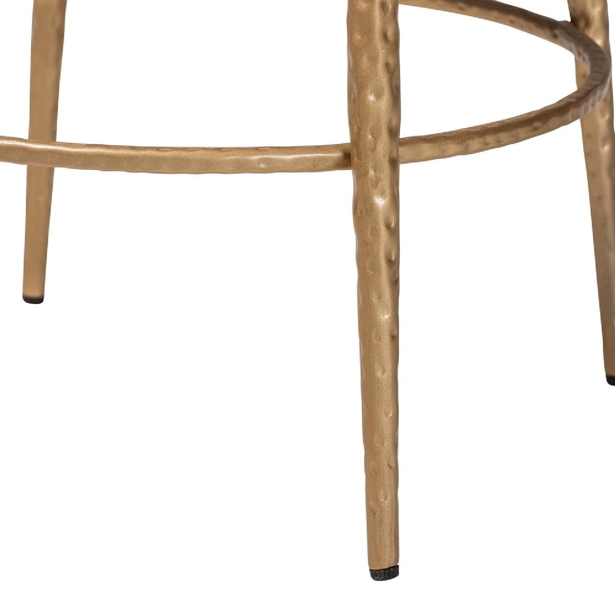 Modern European furniture - Hand-forged Metal Padded Counter Stool - www.oroa.com