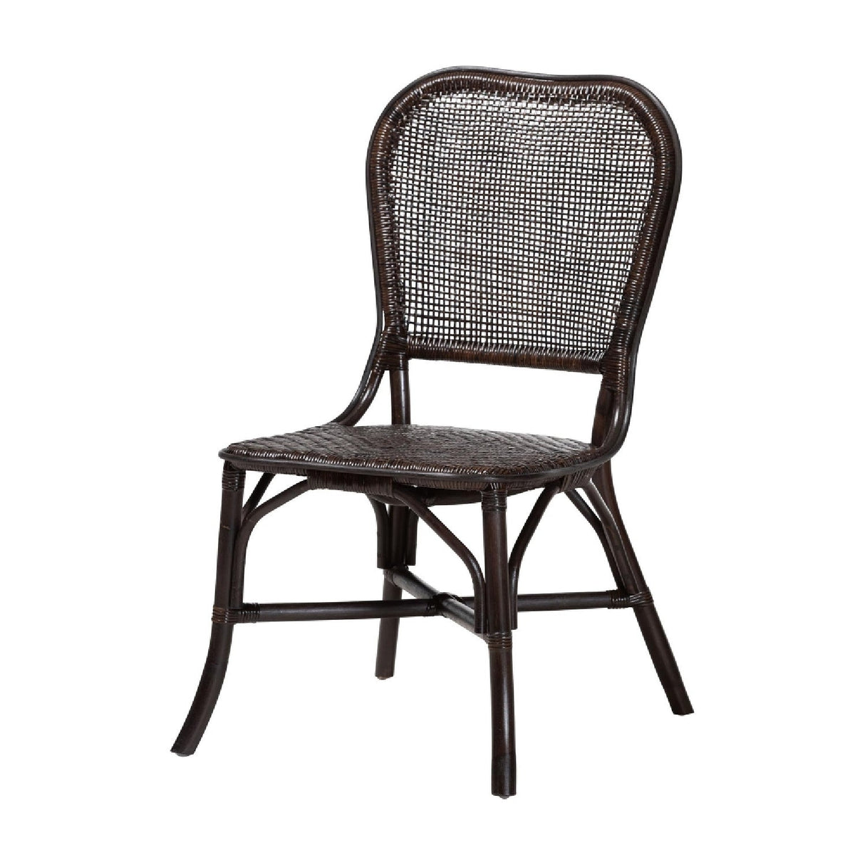 Modern European furniture - Latticed Back Rattan Dining Chair - www.oroa.com