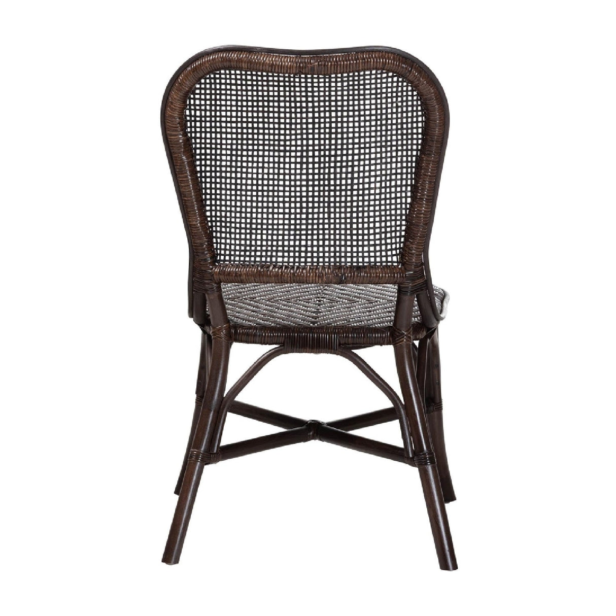 Modern European furniture - Latticed Back Rattan Dining Chair - www.oroa.com