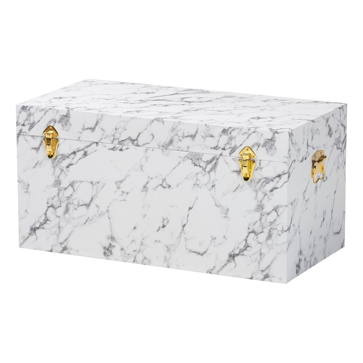 Modern European furniture - Marble Vinyl Storage Trunk - www.oroa.com