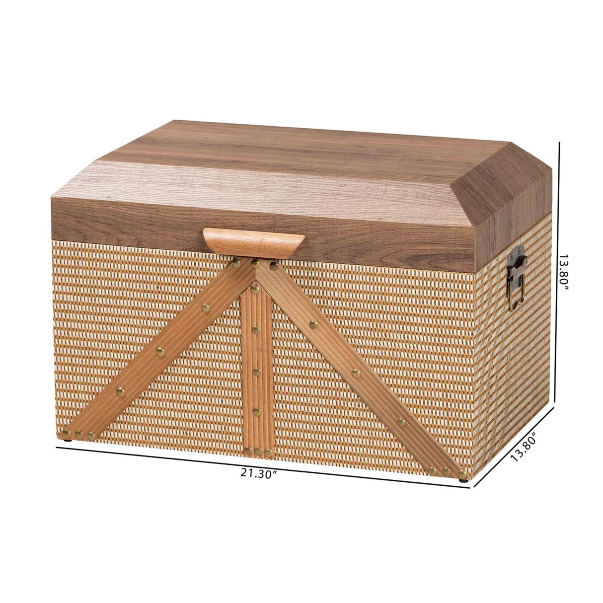 Modern European furniture - Woven Exterior Storage Trunk - www.oroa.com