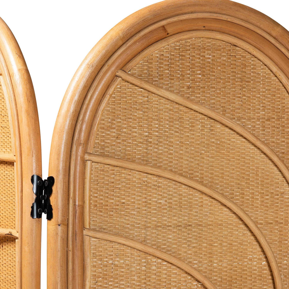 Modern European furniture - Rattan Tri-Fold Room Divider - www.oroa.com