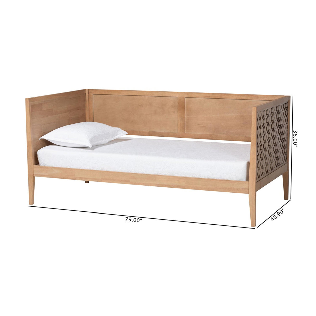 Modern European furniture - Modern Wood Daybed - www.oroa.com