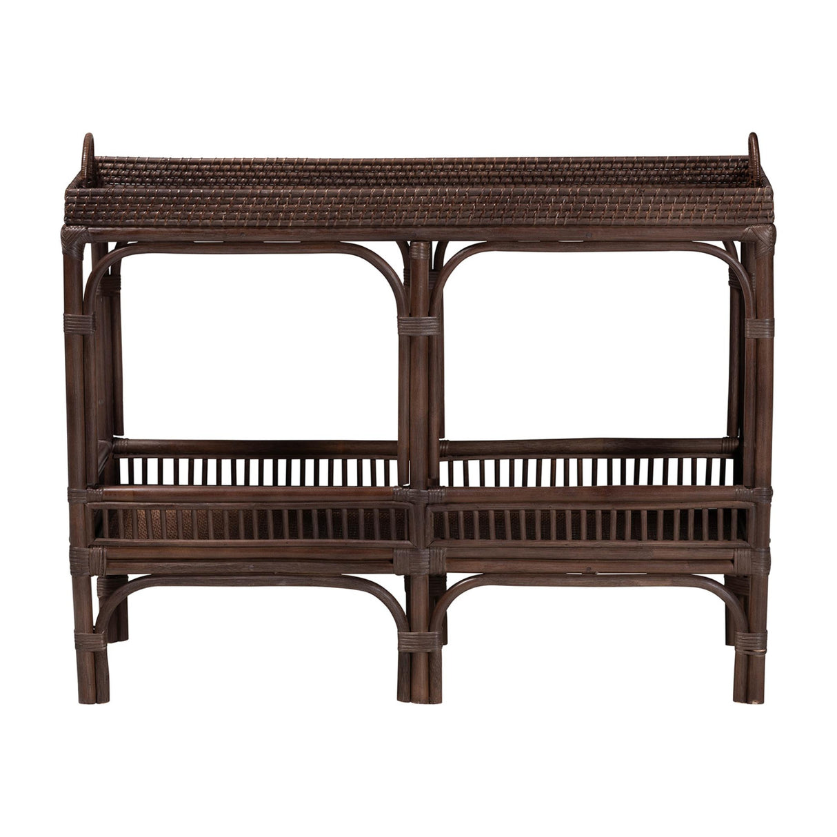 Modern European furniture - Woven Rattan Console Table - www.oroa.com | Oroa.com