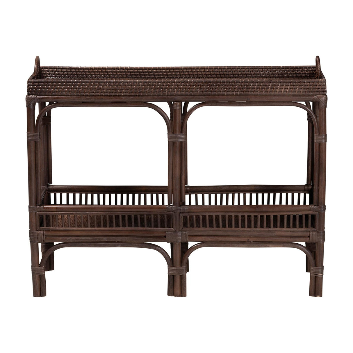 Modern European furniture - Woven Rattan Console Table - www.oroa.com