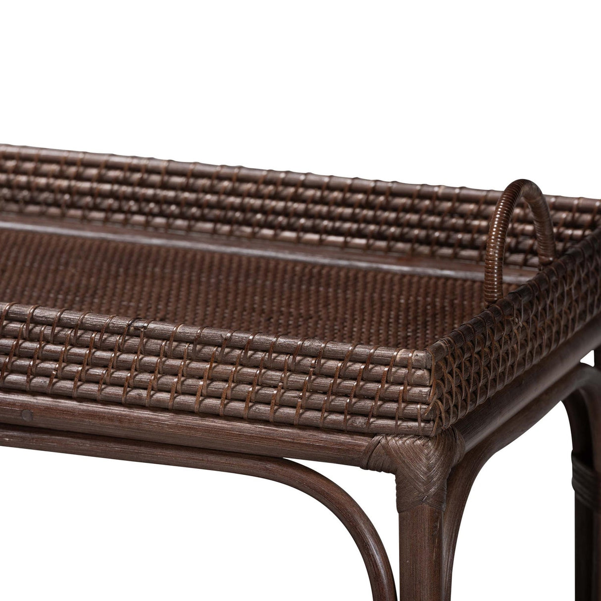 Modern European furniture - Woven Rattan Console Table - www.oroa.com