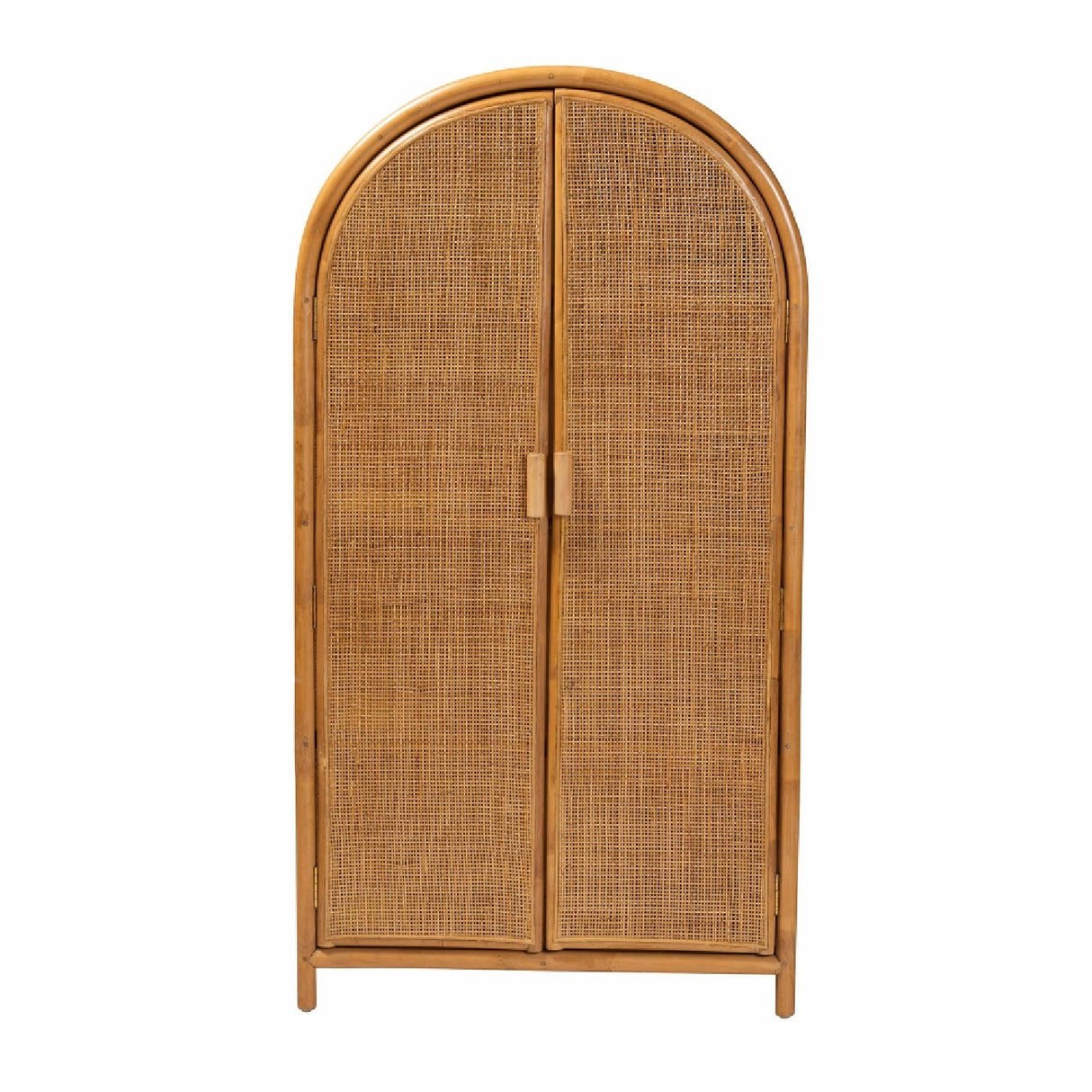Arched Rattan 2-Door Cabinet – Paloma – front view
