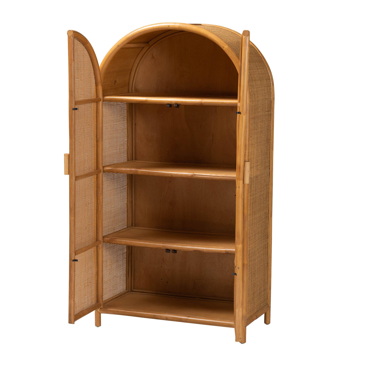 Arched Rattan 2-Door Cabinet – Paloma – alternate view 6