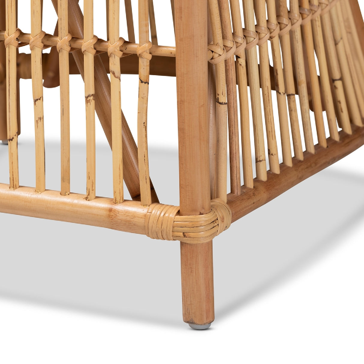 Modern European furniture - Padded Seat Rattan Accent Chair - www.oroa.com
